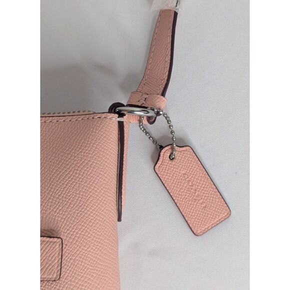 COACH Women's Rowan File Bag in Crossgrain Leather (Light Pink) NWT - Picture 7 of 10